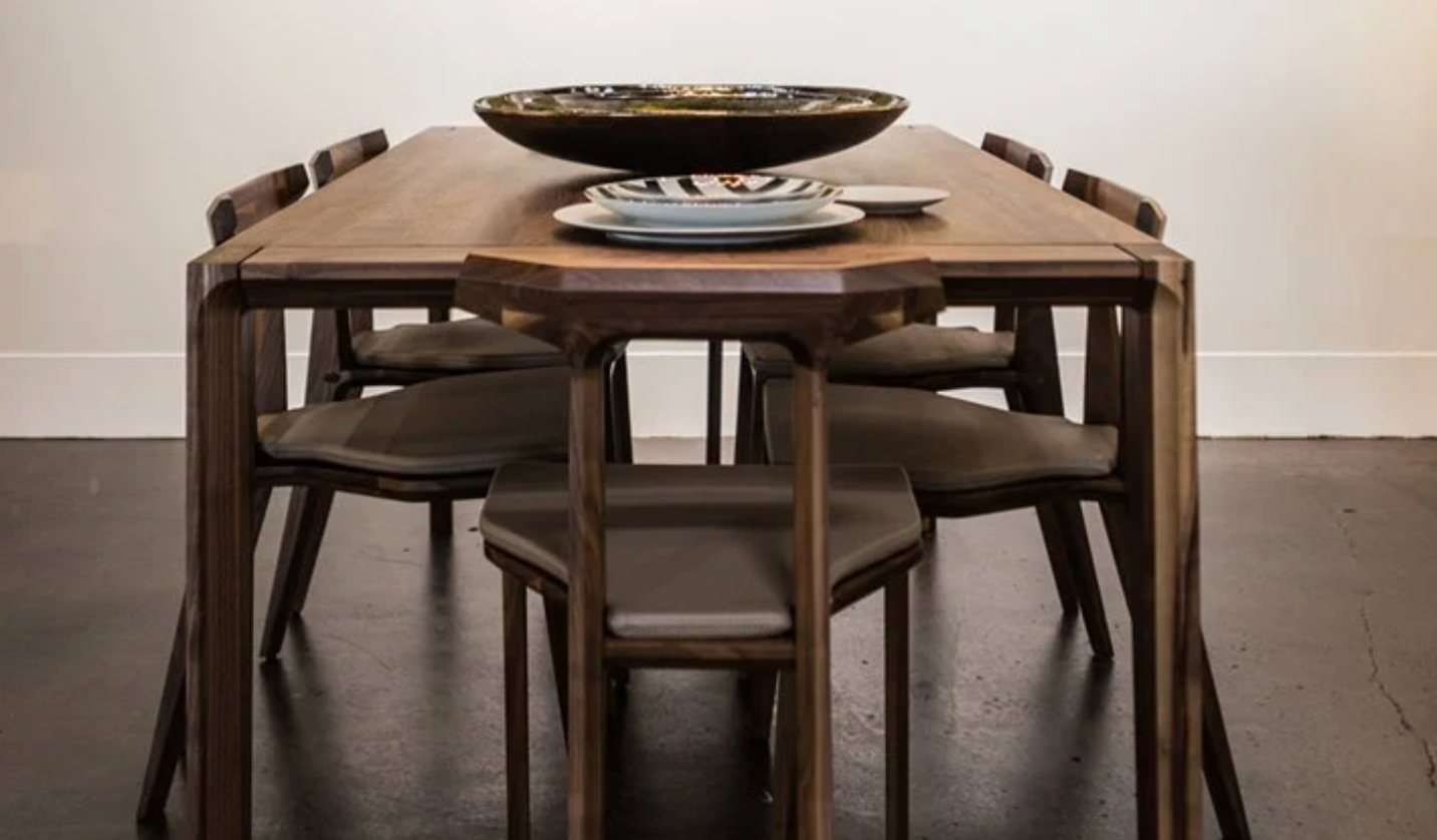 Wewood Raia Table and Orca chairs bundle dining set Wewood Raia Table and Orca chairs bundle dining set