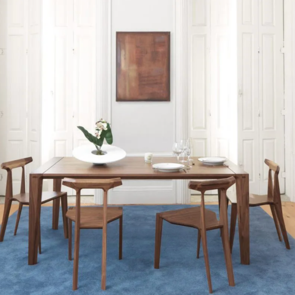 Wewood Raia Table and Orca chairs bundle dining set