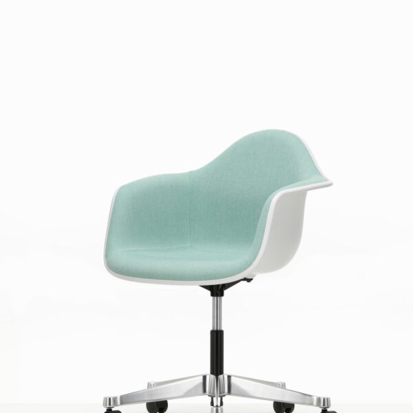 Eames Plastic Armchair (PACC), Fully Upholstered