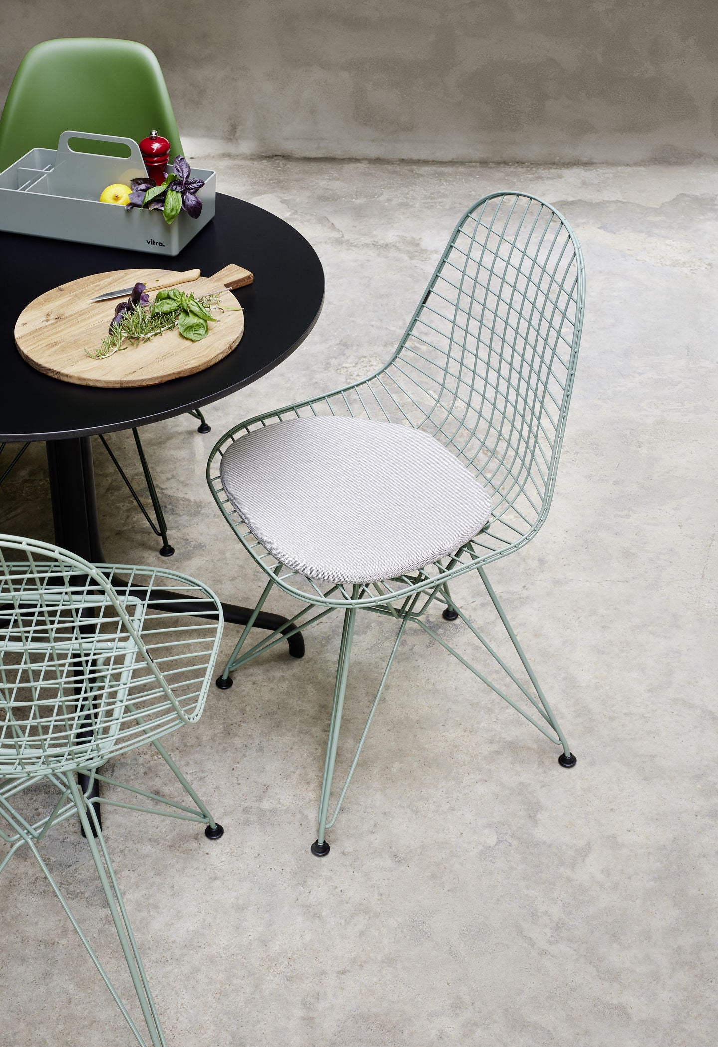 Eames DSR Chair Seat Upholstered