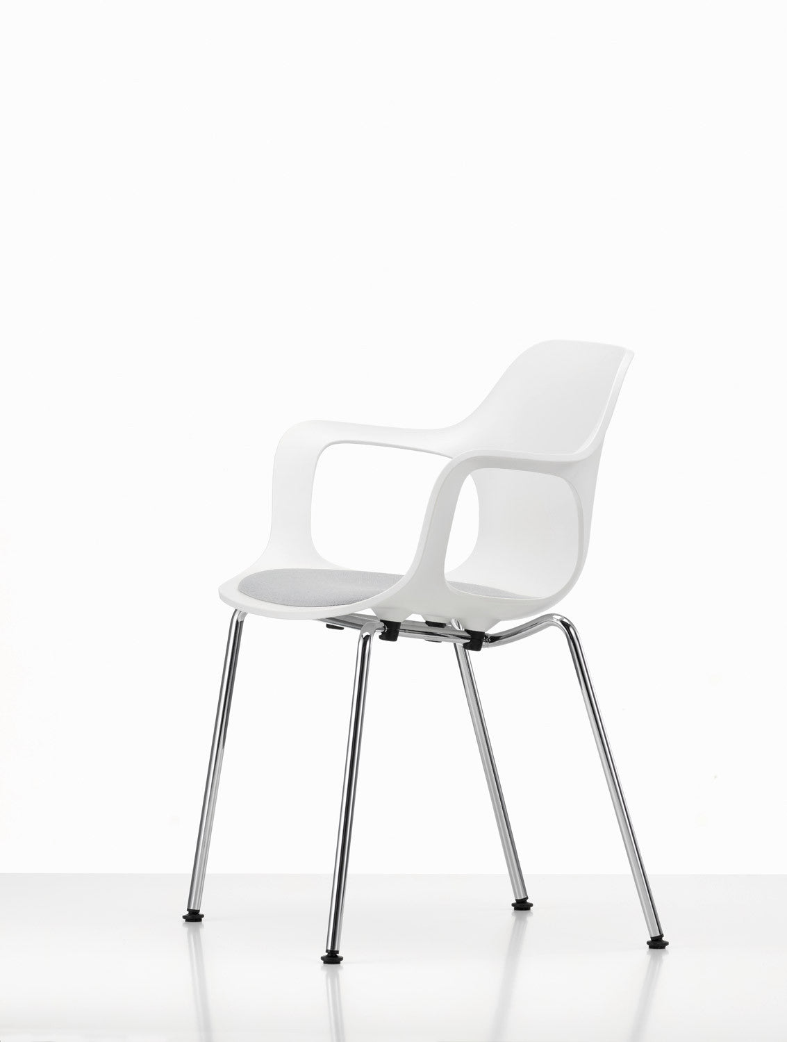 HAL Armchair, seat upholstered, white HAL Armchair, seat upholstered, white