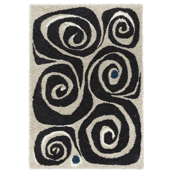 Virvel-hand-tufted-rug-black-white