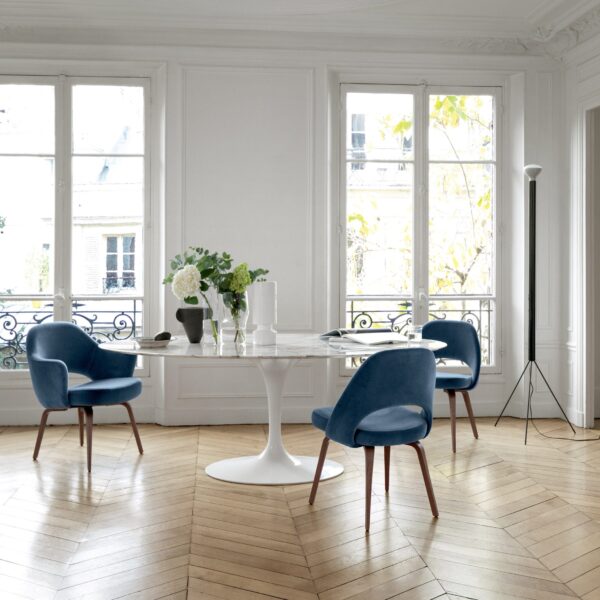 knoll-eero-saarinen-dining-table-tulip-stock-oval-198cm-arabescato-marble