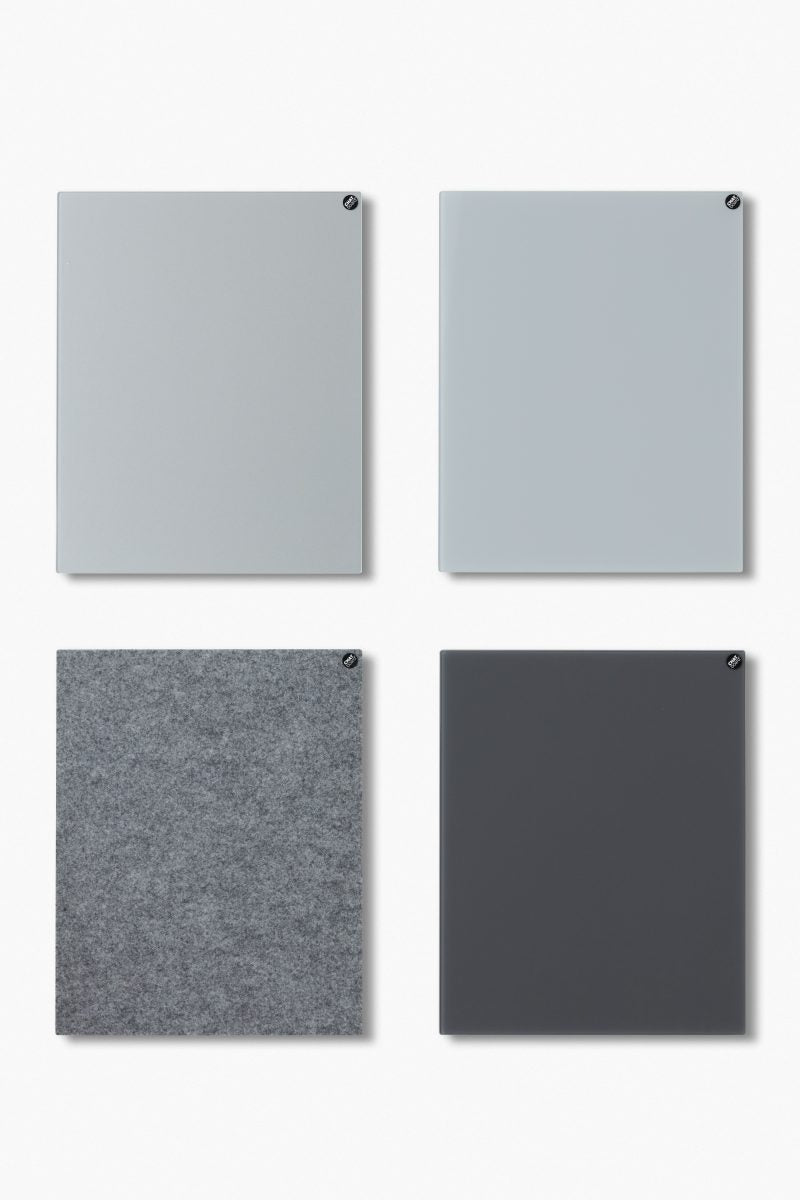 CHAT-BOARD-Colours-Silver-Dove-BuzziFelt-Stone-Grey-Dark-Grey CHAT-BOARD-Colours-Silver-Dove-BuzziFelt-Stone-Grey-Dark-Grey