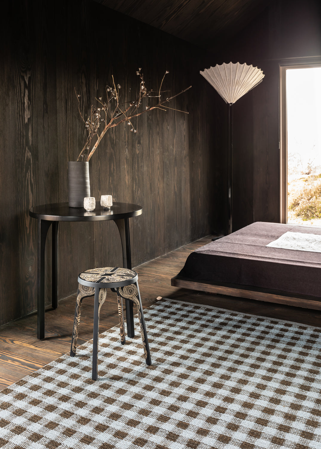 Kasthall_Vichy_Mint_Chocolate_Rug Kasthall_Vichy_Mint_Chocolate_Rug
