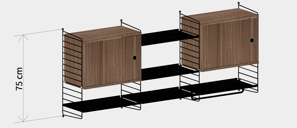 string-system-walnut-black-shelving-storage string-system-walnut-black-shelving-storage